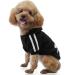 EASTLION Pet Puppy Dog Cat Coat Clothes Hoodie Sweater Costumes Black L L Black
