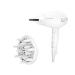 Rowenta Volumizer CV6130 Hairdryer 2400 W powerful concentrator nozzle and diffuser 3 speeds and 3 temperatures ion technology white and silver