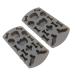 Alipis 2pcs Dessert Dark Molds Grey Bones Shape Cakes Baking Silicone Creative Skeleton Bone-Shaped Shaped