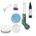 ecaqlin Electric Scrubbers Cleaning Brush Scrubbers Adjust Extension Handle Electric Scrubbers Green