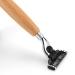 Safety Razor with Wood Handle | Double Edge Shaver for Men & Women | Reusable Portable Beard Cleaning Tool - Buy Online on GoSupps.com