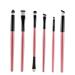 Eyeliner Eyebrow Brush 6PC Set professional makeup brush portable Eye shadow brush Eye Powder Brush