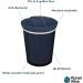 Planet Wise Small Pail Liner - Celestial Sea | Leak Proof 5 Gallon Garbage Bag | Reusable Diaper Genie Refill - Buy Online on GoSupps.com