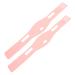 Hemoton 2pcs Adult Snoring Belt Facial Exerciser Snoring Solution Band Anti Snoring Anti-Snore Chin Strap Snoring Chain Strap Mesh Anti-Snore Strap Snoring Chin Strap Net Major Pink Man Pink 60x9x0.3cm