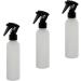 150ml Empty Spray Head Bottle - Kosmetex Plastic Cylindrical Semi-Transparent - 3-Pack for Easy Use - Buy Online on GoSupps.com