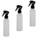 Empty spray head bottle 150ml Kosmetex spray bottle plastic cylindrical semi-transparent 3 x 150ml 3 pieces (1 pack)