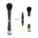Shop Aoowu 4-in-1 Double-Sided Makeup Brush Set - Portable Removable Cosmetic Brushes for Concealer Eyeshadow Rouge & Foundation (Black) | International Shipping Available - Buy Online on GoSupps.com