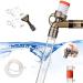 STARROAD-TIM Fish Tank Aquarium Gravel Cleaner Kit Long Nozzle Water Changer for Water Changing and Filter Gravel Cleaning with Air-Pressing Button and Adjustable Water Flow Controller 15* 2 inches