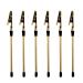 6PCS Bracelet Jewelry Helper Tool Metal Jewelry Wearing Aids Bracelet Clasp Helper Tool Assistance Tool for Necklace Watch Band Zippers (Gold) 6Pcs Gold