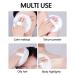 Buy White 13CM Large Round Facial Sponge Puff | Cotton Powder Puff for Makeup & Body | Ideal for Loose Powder & Foundation - Buy Online on GoSupps.com