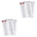 FRCOLOR 4 Pcs 3d Stickers Makeup Kit Natural Brow Tool 6d The Lazy Water Proof