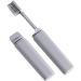 Travel Toothbrush - Foldable & Drinkable Soft Toothbrush for Camping & Travel | Gray (1 Pack) - Ideal for School & On-the-Go - Buy Online on GoSupps.com