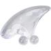 Verdant Touch Gua Sha Facial Tool | Transparent Gua Sha Board for Acupuncture & Trigger Point Therapy | Portable Massage Scraping Tool for Spa Treatments - Buy Online on GoSupps.com