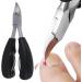 Guanshang1 Toenails Trimmer Toenail Clippers for Ingrown or Thick Nails Cuticle Nipper Trimmer Toenail Nipper for Seniors with Protective Cover Stainless Steel Nail Scissors for Ingrown Hard Toe Nail - Buy Online on GoSupps.com