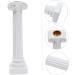 LIFKICH Wedding Decorations Decorative Candleholder 1pc Ancient Roman Column Candlestick Desktop Resin White Dinner Party Air Column Sculptures Home Decor Country Decor White 21.5X5.1X5.1CM - Buy Online on GoSupps.com