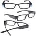 LED Reading Glasses with Lights - Lighted Magnifier for Clear Vision | 5PCS Black +250 - Ideal Nighttime Readers - Buy Online on GoSupps.com