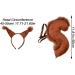 Ears Headband and Tail Set Animal Costume Set Halloween Cosplay Accessories Fancy Dress Party Supplies - Buy Online on GoSupps.com