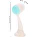 Angoily Manual Face Brush Pore Deep Skin Care Tools Silicone Face Cleansing Brush Hair Accessories Hand Wash Brush Deep Pore Child Scrub Brush Artificial Fiber Handheld - Buy Online on GoSupps.com