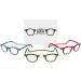 Contacta Lock Reading Glasses for Men & Women - Red +2.50 Diopters Magnetic Rigid Collar & Adjustable Sticks - Includes Glasses Holder - Lightweight 33g - Buy Online on GoSupps.com