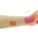 10pcs Muscle Tape Spiral Cross Elastic Rayon Breathable Sports Tape for Knee Shoulder(Skin Color 1 Piece 9 Stickers) - Buy Online on GoSupps.com