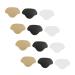 FRCOLOR 12 Pairs Heel Stickers Dressy Heels for Women Ladies Pumps Leather Insole Shoe Repair Womens Heels Closed Toe Heel Inserts Heel Grips Heel Pads Super Skin Miss Women's Shoes Patch