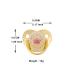 Shop Stylish Newborn Baby Pacifiers - Silicone Bling Gold Dummy & Clips for 0-18 Months - Buy Online on GoSupps.com