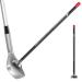 SisterAling Golf Magnetic Alignment Rods,Golf Club Alignment Sticks,Magnetic Swing Training Aid Accessories Visualize Calibrate Golf Shots,hit The Target with The Right Golf Swing,Golf Gift Black