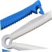 Solustrie Nutritional Sausage Clamp Set - Umbilical Cord Care for Pets & Piglets - 3-Piece Monastery Clamp & Baby Scissors - Blue 6.3x2cm - Buy Online on GoSupps.com