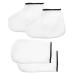 minkissy 6 Pairs Hand and Foot Mask Paraffin Wax Mitt Wax Socks Paraffin Bath Bags for Hand Paraffin Wax Foot Liners Wax Tools Manicure Gloves Thickened Gloves Tool Kit Spa Polyester White