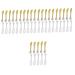 FRCOLOR 50 Pcs Scoop Eye Cream Stick Under Eye Cream Tools Trowel Small Shovel Abs Skin Care 7.80X1.40X1.30CMx5pcs As Shownx5pcs