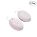 Lurrose 2pcs Foot File Tools For Foot Pedicure Feet Rasp Earth Tones Form White
