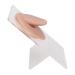 Soft silicone tongue model for lessons flexible fake tongue piercing ad model reusable design acrylic holder diverse possible uses medium skin color