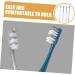 Frcolor Portable Travel Toothbrush Set - 4 Pieces for Easy Oral Care | Hard & Fine Bristle Manual Tooth Cleaning - Buy Online on GoSupps.com