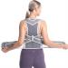 Breathable Back Brace Posture Corrector Women Men Full Back Support Belt Ideal For Scoliosis Hunchback Spine Corrector Upper And Lower Back Pain Relief (Color : Gray Size : Small) Small Gray