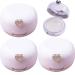 Lipfer 4 Pcs 20g Lip Tin with Lip Balm Brush