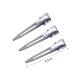 50pcs 1.75 Single Prong Curl Clips Silver - Metal Alligator Hair Pins for Extensions - Buy Online on GoSupps.com