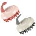 Healvian 2pcs Shampoo Comb Silicone Hair Brush Kids Brushes for Hair Kid Shampoo Baby Shampoo Brush Shower Hair Brush Silicone Massage Brush Hairbrush for Massage Hair Cleansing Brush TPE