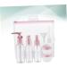 Housoutil 1 Set Cosmetic Containers Toiletries Containers Empty Dispenser Kit Clear Container Cosmetic Dispensing Bottle Cosmetics Kits Portable Pink Storage Set Travel 6.04X3.3cm Pink - Buy Online on GoSupps.com