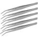 Curved Stainless Steel Overlocker Machine Tweezers - 5Pcs Sewing Accessories - Buy Online on GoSupps.com