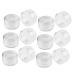Beavorty Travel Bottles 50pcs Small Pot Jar Round Travel Glitter Round Jar