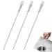 Pipeline Dredging Brush 4 Pcs Sink Drain Cleaning Brush Household Sewer Hair Cleaner Hair Drain Clog Remover Cleaning Tool