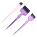 Angoily 1 Set Hair Dye Hair Tint Dye Tool Hair Coloring Hair Teasing Comb Purple Outfit Purple Suits Tools Dyeing Applicator Salon Accessories Barber Tool Medium Applicator Brush