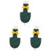 PopetPop clothing 3 pieces blackish parrot-mini diaper adjustable lay suit with diaper insert Flying bird washing sittich Canary bird accessories loop pet green xsx3pcs dark greenx3st