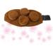 Partykindom MOXA Cover Sandals for Reflex Zone Massage - Hot Healthcare Moxibustion Dishwasher Safe Brown Size 3 - Buy Online on GoSupps.com