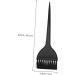 Ipetboom 1 Set Hair Coloring Tools Hair Dye Mixing Bowl Hair Coloring Comb Hair Dye Comb Hair Dye Brush Barber Cape Hair Coloring Bowl Hair Dye Cape Hair Dye Tools Shawl Plastic Baking Oil 20.5x6cm Black - Buy Online on GoSupps.com