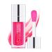 Sokgo Hydrating Lip Glow Oil  Plumping Lip Gloss  Moisturizing Lip Oil Gloss  Transparent Moisturizing Lip Balm  Natural Lip Plumper  Lip Plumper Gloss Make Lips Fuller and Moisturizing Cherry