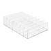 Ipetboom Cosmetic Storage Box Plastic Drawers Clear Cosmetic Case Countertop Organizer Makeup Stand Liquid 17x12.5cm Transparent