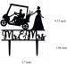 Mr and Mrs Wedding Cake Topper - Funny Golf Theme Wedding/Anniversary/Bridal Shower Cake Topper Funny Wedding Cake Topper (Golf Cart) - Buy Online on GoSupps.com