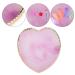 Nail Art Plate - Delicate Resin Heart Styling Tray in Purple | Long-lasting & Durable Nail Color Tool for Creative Designs - Buy Online on GoSupps.com