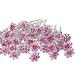 Bartosi 5 Pack Pink Rose Flower Crystal Hair Pins - Bridal Rhinestone Hair Clips for Women and Girls - Buy Online on GoSupps.com